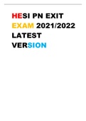 HESI PN EXIT EXAM 2022/2023 LATEST VERSION