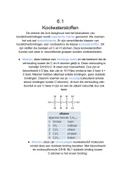 Scheikunde hoofdstuk 6, VWO 4 samenvatting