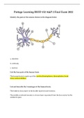 BIOD 152 Module Final Exam Guide - Requires Respondus LockDown