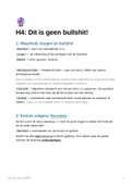 Samenvatting filosofie hoofdstuk 4