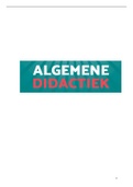 Samenvatting Algemene Didactiek