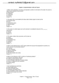 Chapter 3: Compartmentation: Cells and Tissues