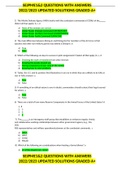 SEJPME1&2 QUESTIONS WITH ANSWERS 2022/2023 UPDATED SOLUTIONS GRADED A+