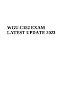 WGU C182 EXAM LATEST UPDATE 2023 | Introduction To IT – WGU C182