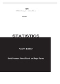 Statistics, 4th edition By David Freedman, Robert Pisani