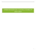 14/20! - Samenvatting Verbintenissen en contractenrecht - 2VAS - HOGENT - B. DE VRIESE
