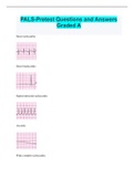 PALS-Pretest Questions and Answers Graded A