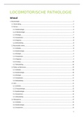 Samenvatting Locomotorische pathologie 