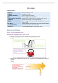 Triple Physics GCSE AQA Grade 9 Unit 1 Energy Notes