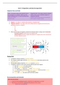 Triple Physics GCSE AQA Grade 9 Unit 7 Magnetism and Electromagnetism otes