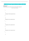 CHEM 133 Lesson 5 quiz-with latest solutions-2023-2024