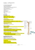 Chapter 7 - Skeletal System