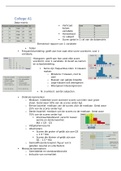 College aantekeningen - Statistiek 1