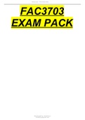 FAC3703 EXAM PACK 