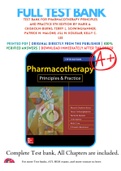 Test Bank For Pharmacotherapy Principles and Practice 5th Edition by Marie A. Chisholm-Burns; Terry L. Schwinghammer; Patrick M. Malone; Jill M. Kolesar; Kelly C. Lee; P 9781260019445 Chapter 1-102 