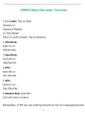 USMLE Step 3 Biostats: Formulas