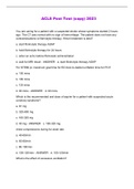 ACLS Post Test (copy) 2023 