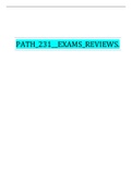 PATH_231__EXAMS_REVIEWS.| VERIFIED SOLUTION