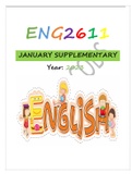 ENG2611 JAN/FEB SUPP EXAM 2023