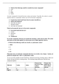 CHEM 120 Week 2 Questions and Answers- Chamberlain College Atlanta