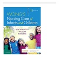 WONG'S NURSING CARE OF INFANTS AND CHILDREN 11TH EDITION HOCKENBERRY TEST BANK