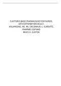 CLAYTON'S BASIC PHARMACOLOGY FOR NURSES, 18TH EDITIONBY MICHELLE J. WILLIHNGANZ, MS, RN, CNE,SAMUEL L. GUREVITZ, PHARMD, CGP AND BRUCE D. CLAYTON