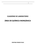 cuaderno de informes de laboratorio de inorgánica