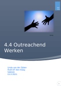 4.4 Outreachend werken verslag