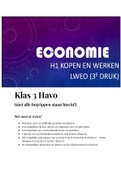 Kopen en werken, Economie Havo 3