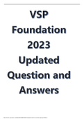 (solved) VSP - Foundation 2023 Updated Question and Answers