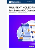 NCLEX-RN Practice Quiz Test Bank #1 (75Questions) Chamberlain