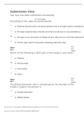 Basic Experimental Studies Involving Humans-BEHS 380 Death QUIZ 2 (answered) 20Q's