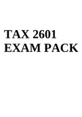 TAX 2601 EXAM