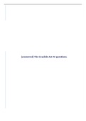 (answered) The Crucible Act IV questions.