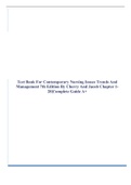 Test Bank For Contemporary Nursing Issues, Trends, & Management 7th & 8th & 9th Edition by Barbara Cherry, Susan R. Jacob|In Bundle|