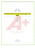 PATHOPHYSIOLOGY 8TH EDITION MCCANCE TEST BANK