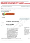 Danny Rivera Fundamentals of Nursing Practice  Documentation Focused Exam: Cough | Completed | Shadow Health.