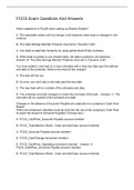 FCCS Exam Questions And Answers