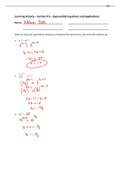 LA 9.5 Exponential Equations and Applications