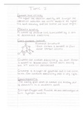 Edexcel A Level Chemistry Topic 2 (Unit 2) - Bonding and Structure