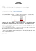 Physics Experiment - Bernoullis Equation with Solutions