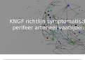 KNGF richtlijn symptomatisch perifeer arterieel vaatlijden