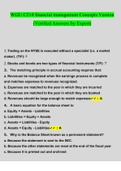 C214 OA Financial Management. Questions Verified With 100% Correct Answers  Questions Verified With 100% Correct Answers