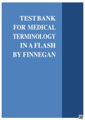 Medical Terminology in a Flash 4th Edition Finnegan Test Bank