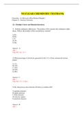 NUCLEAR CHEMISTRY TESTBANK