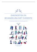 Samenvatting PA 2.2 Fontys Fysiotherapie. Uitwerking diagnostiek en behandeling met evidentie