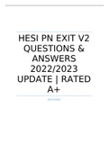 HESI PN EXIT V2 QUESTIONS & ANSWERS 2022/2023 UPDATE | RATED A+