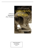 Essay Nederlands - boek leeuwenstrijd 