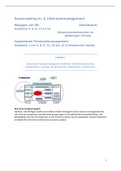 Samenvatting OE401: In- en Uitstroommanagement