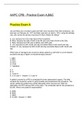 AAPC CPB - Practice Exam A,B&C